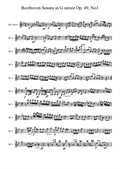 Beethoven Sonata in G minor
