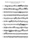 Beethoven Sonata in D minor